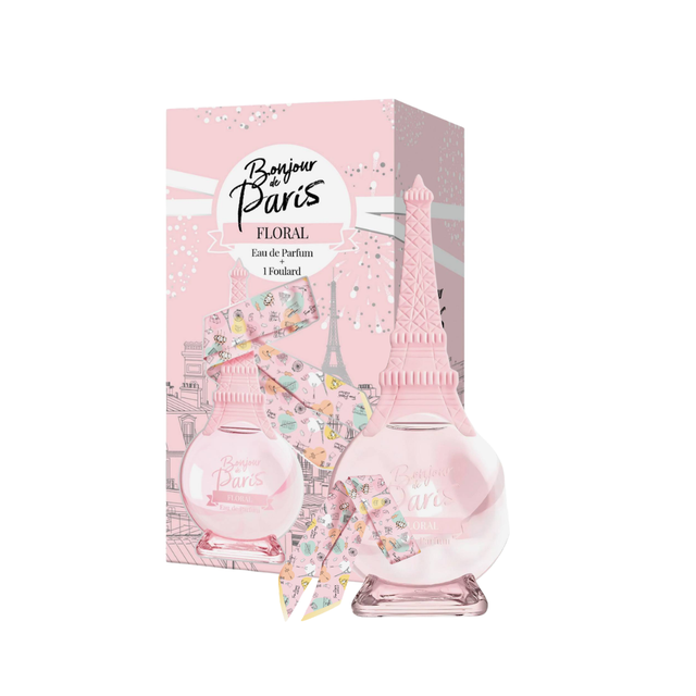 Bonjour De Paris - Floral Eau De Parfum 100Ml+Foulard