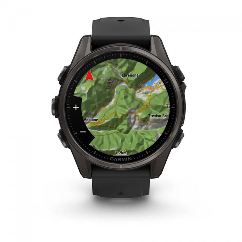 GARMIN - Fenix 8 AMOLED Sapphire 43 mm - GPS Multisports - Noir 9