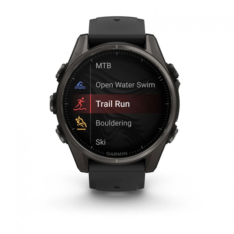 GARMIN - Fenix 8 AMOLED Sapphire 43 mm - GPS Multisports - Noir 10