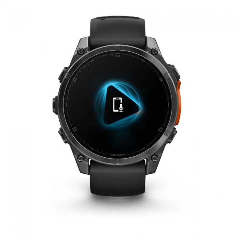 GARMIN - Fenix 8 AMOLED 47 mm - Montre Connectée GPS Multisports - Noir 4