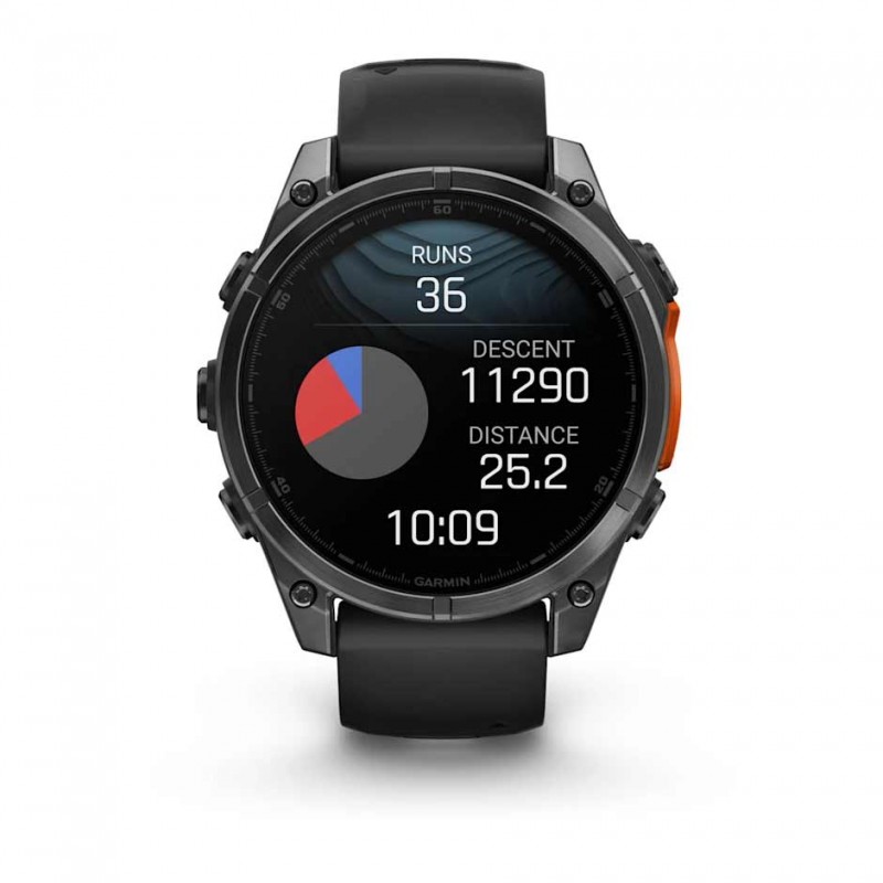 GARMIN - Fenix 8 AMOLED 47 mm - Montre Connectée GPS Multisports - Noir 7