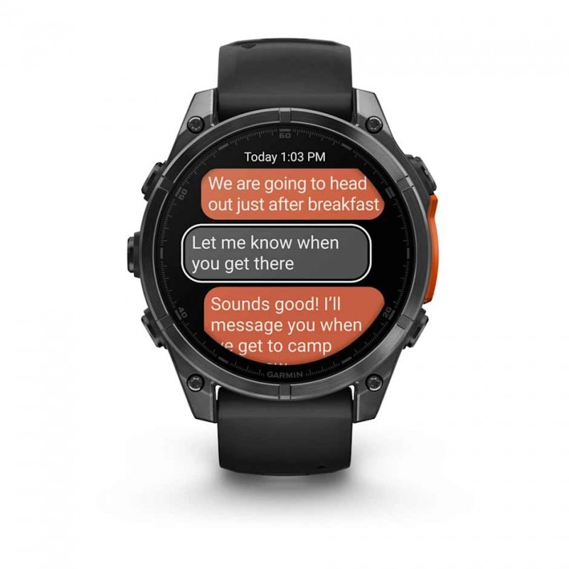 GARMIN - Fenix 8 AMOLED 47 mm - Montre Connectée GPS Multisports - Noir 11