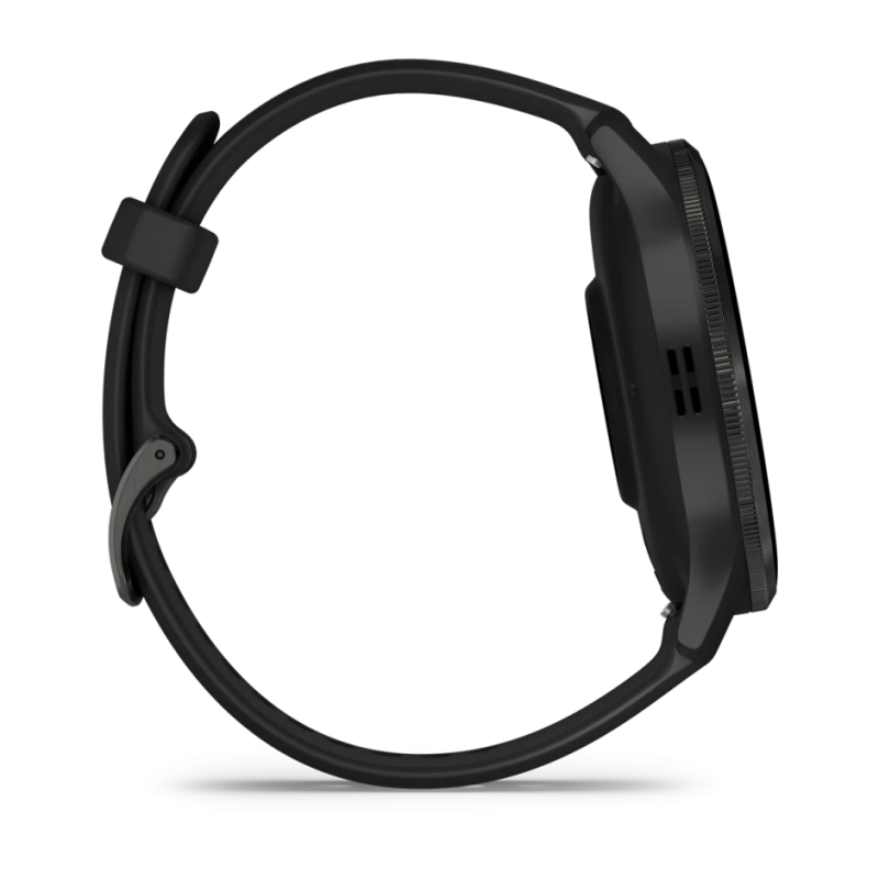 GARMIN - Venu 3 - Lunette Gray en acier inoxydable / Boîtier Noir / Bracelet en silicone Noir 4