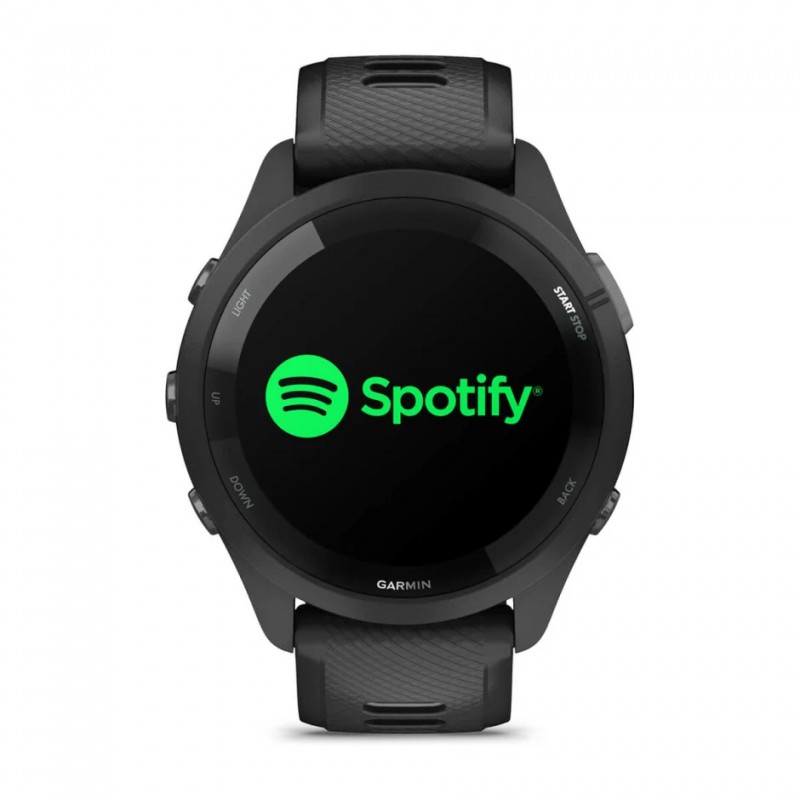 GARMIN - Forerunner 265 - Noire avec bracelet en silicone Noir/Gris 5
