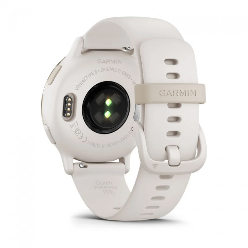 GARMIN - Vívoactive 5 - Ivoire / Lunette en aluminium Soft Gold / Bracelet silicone Ivoire 7