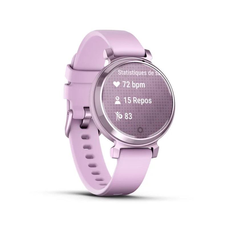 GARMIN - Lily 2 - Metallic Lilac avec bracelet en silicone Lilas 3