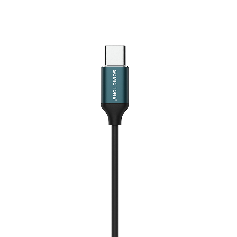 SOMIC TONE - Écouteurs Filaires Intra-Auriculaires Type C - Haut-parleurs 10 mm - Câble 1,2 m - Noir 3