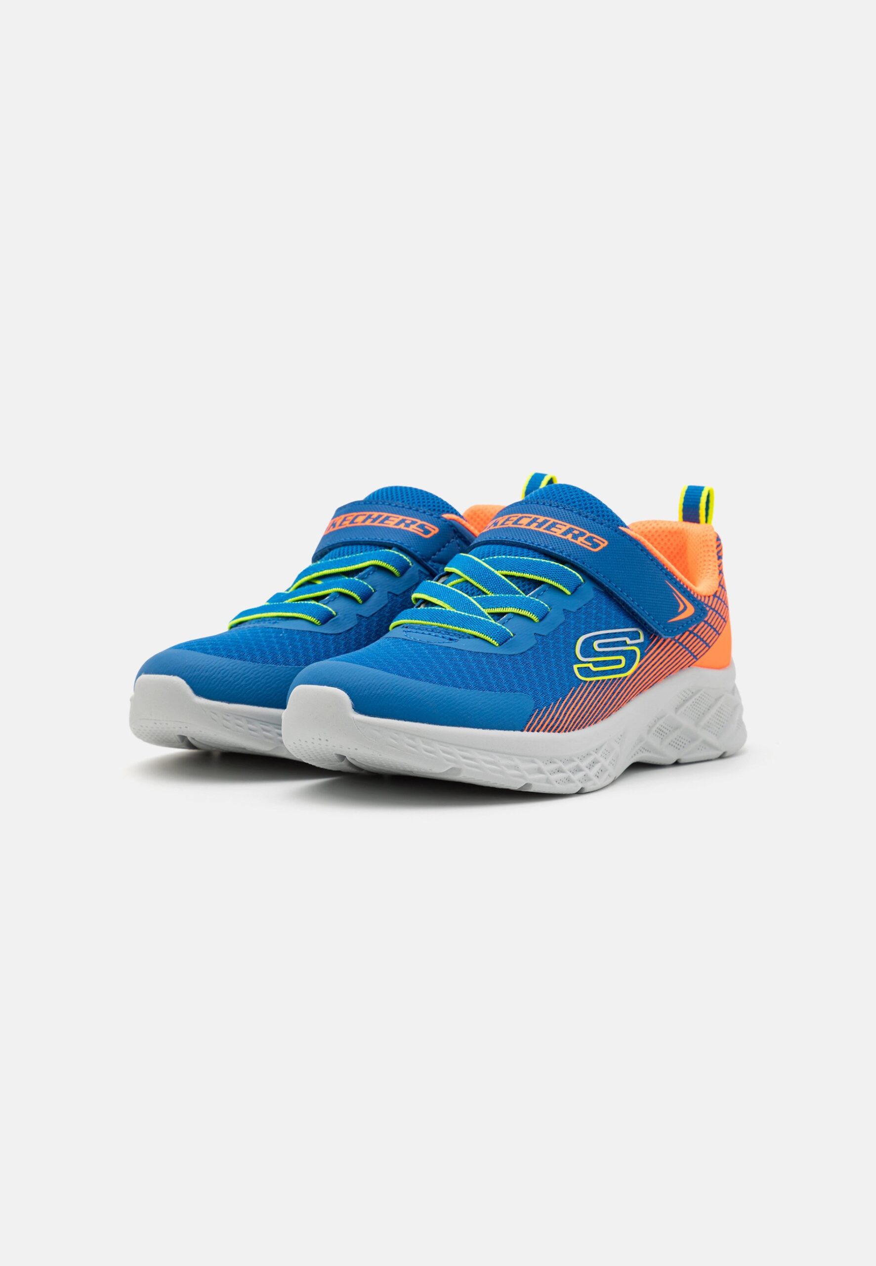 SKECHERS-Chaussure Skechers Microspec Ii Zovrix - Bleu Orange 2