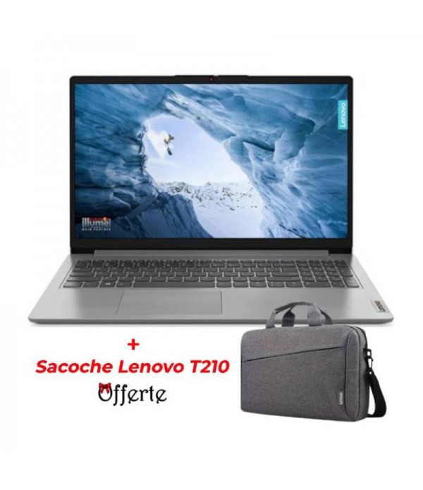 LENOVO - PC Portable IdeaPad 1 15IJL7 Intel Celeron N4500 8Go 256Go SSD - Gris
