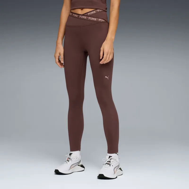 Puma - Legging taille haute 7/8 PUMA STRONG - Bordeaux 3