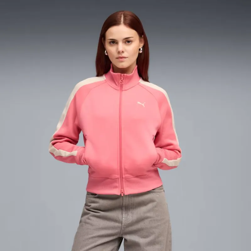 Puma - Veste de survêtement courte T7 ALWAYS ON - Rose 3