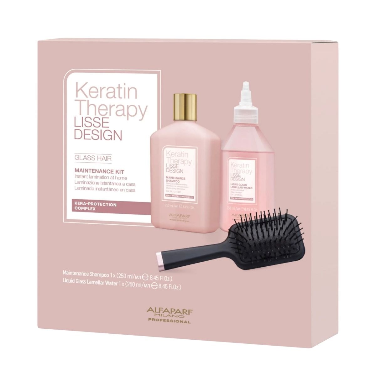 Alfaparf Milano -  Alfaparf Keratin Therapy Kit De Soin Capillaire Lisse Design Glass