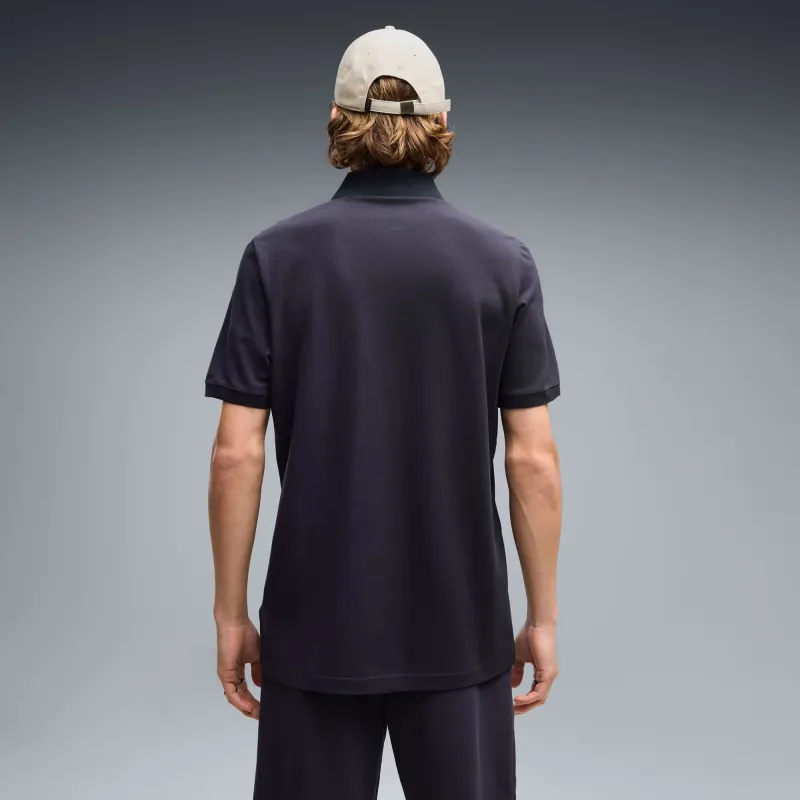 Puma - Polo piqué à logo Essentials No. 1 - Bleu Marine 3