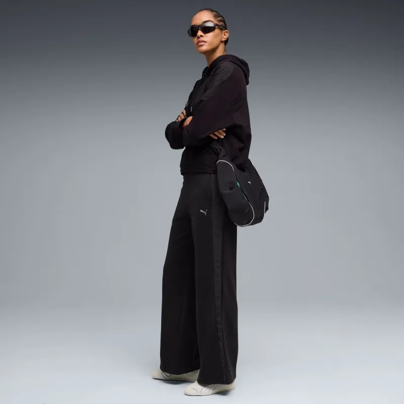 Puma - Pantalon à taille haute et jambes larges HER - Noir