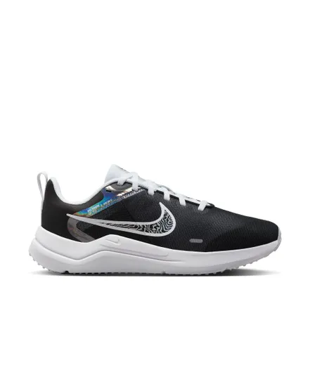 Nike - Chaussures à lacets texturées DOWNSHIFTER 12 PRM - Noir Gris