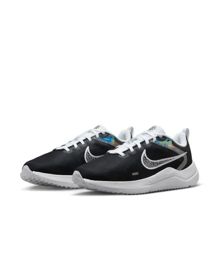 Nike - Chaussures à lacets texturées DOWNSHIFTER 12 PRM - Noir Gris 3