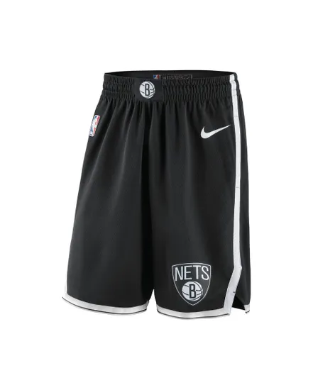 Nike - Short de basketball Homme BROOKLYN NETS ICON EDITION - Noir