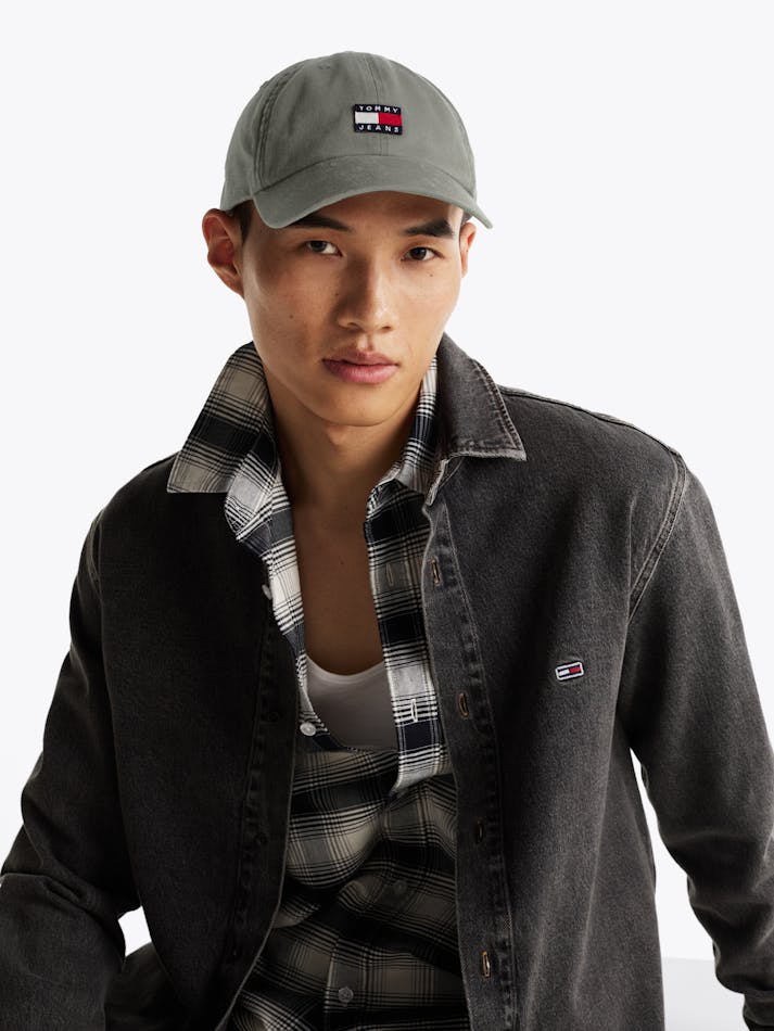 Tommy Hilfiger - Casquette de baseball Heritage à six panneaux - Gris Charbon 2