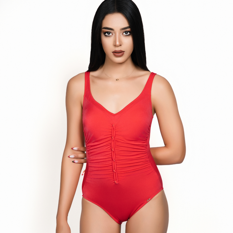 Lyouna - MAILLOT FORTE POITRINE -ANGUIRA ROSE