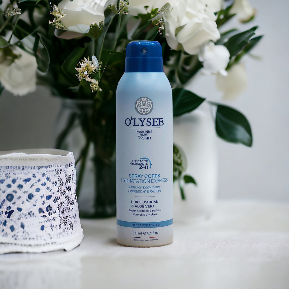O'Lysee -  Spray Corps Body Lotion Hydratation Express 24H 150Ml Huile D'Argan & Aloe Vera 2