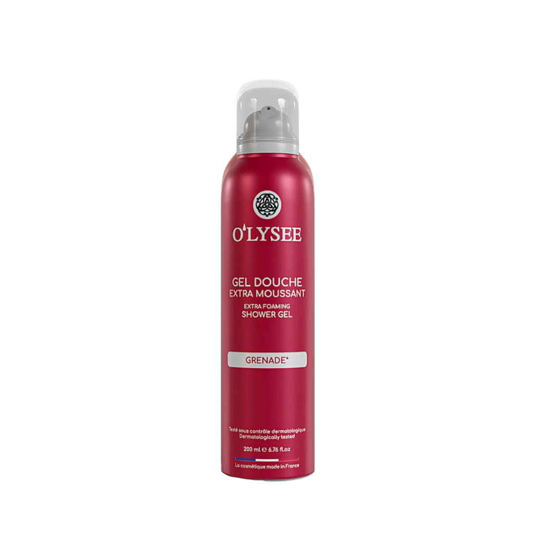 O'Lysee -  Gel Douche  Extra Moussant Grenade  200Ml Délicatement Parfumé