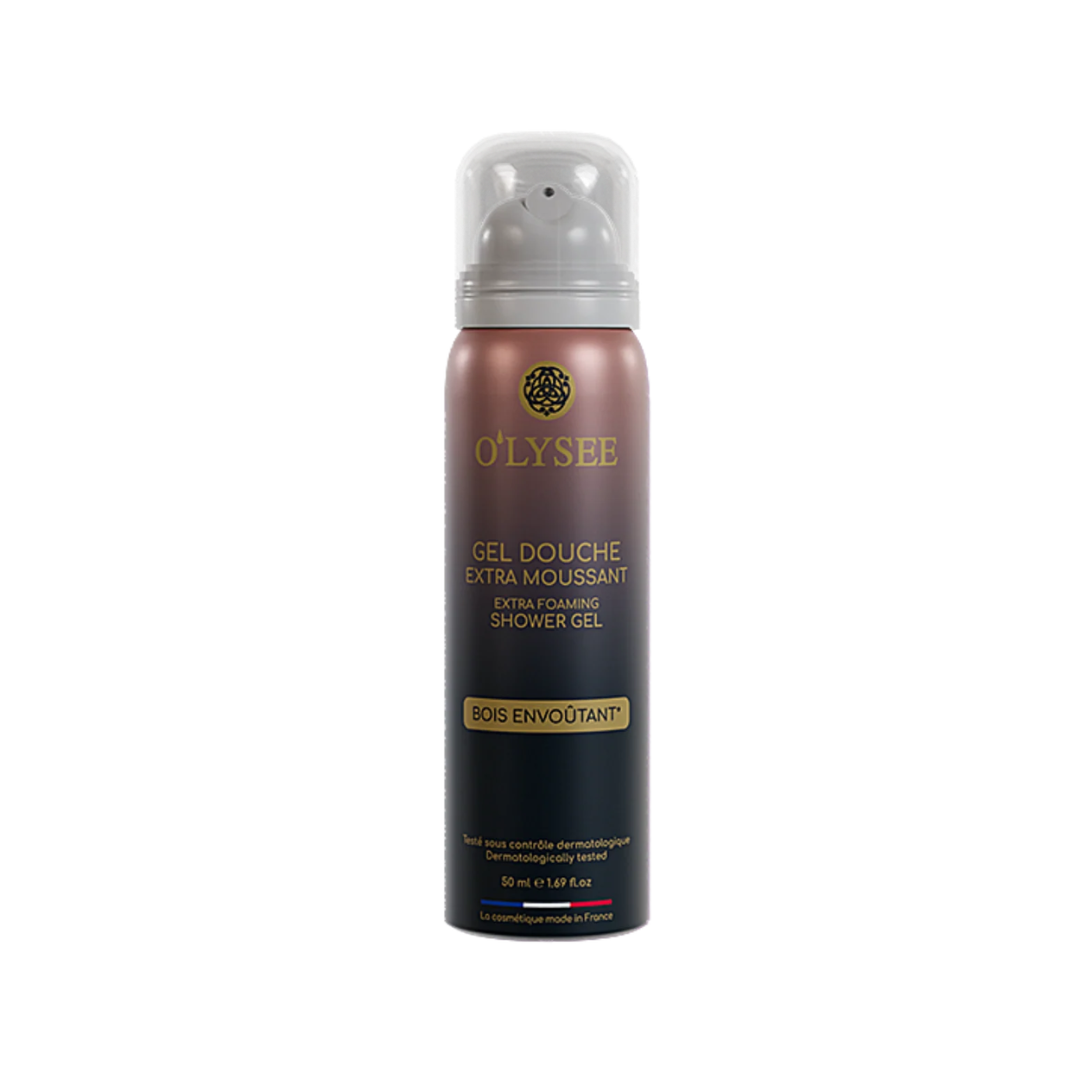 O'Lysee -  Gel Douche  Extra Moussant Bois Envoutant  50Ml Délicatement Parfumé