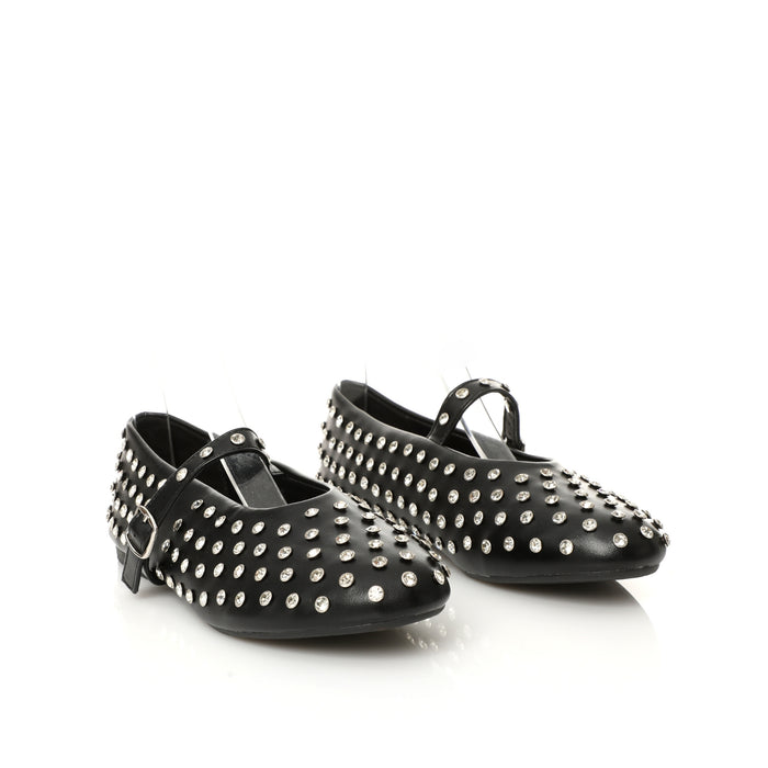 Seaside - Mary Jane avec strass E25-F361 - Noir 8