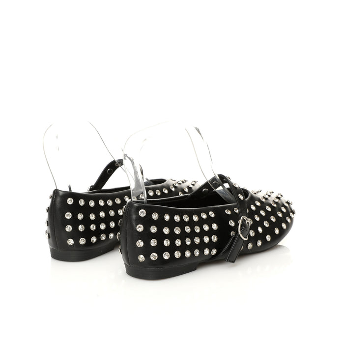 Seaside - Mary Jane avec strass E25-F361 - Noir 11