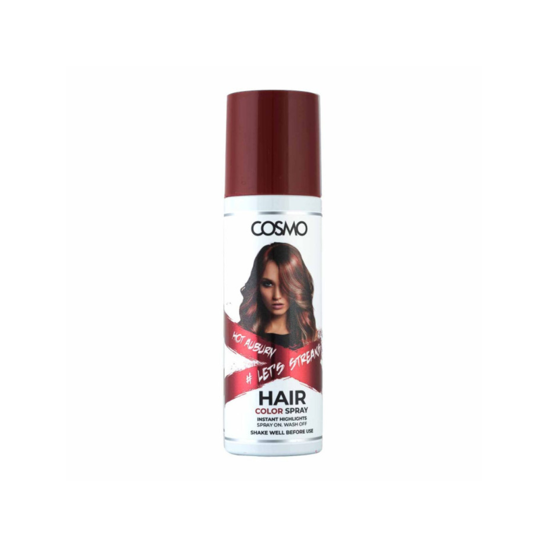 Cosmo - Hair Color Spray 100Ml Hot Auburn