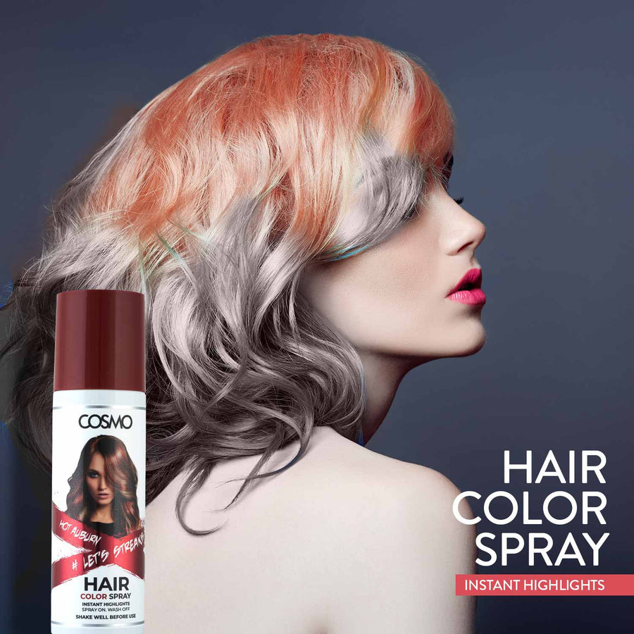 Cosmo - Hair Color Spray 100Ml Hot Auburn 2
