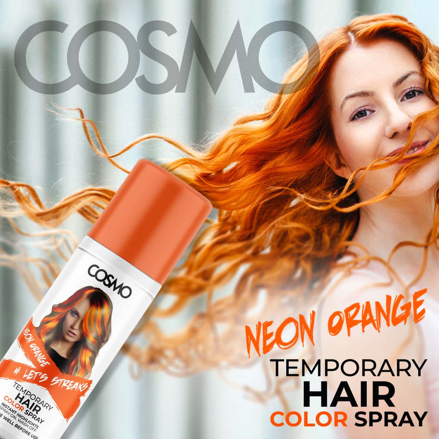 Cosmo - Hair Color Spray 100Ml Neon Orange 2
