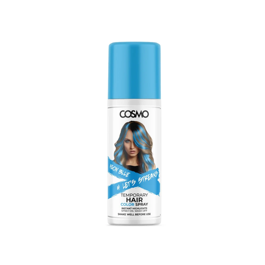 Cosmo - Hair Color Spray 100Ml Neon Blue