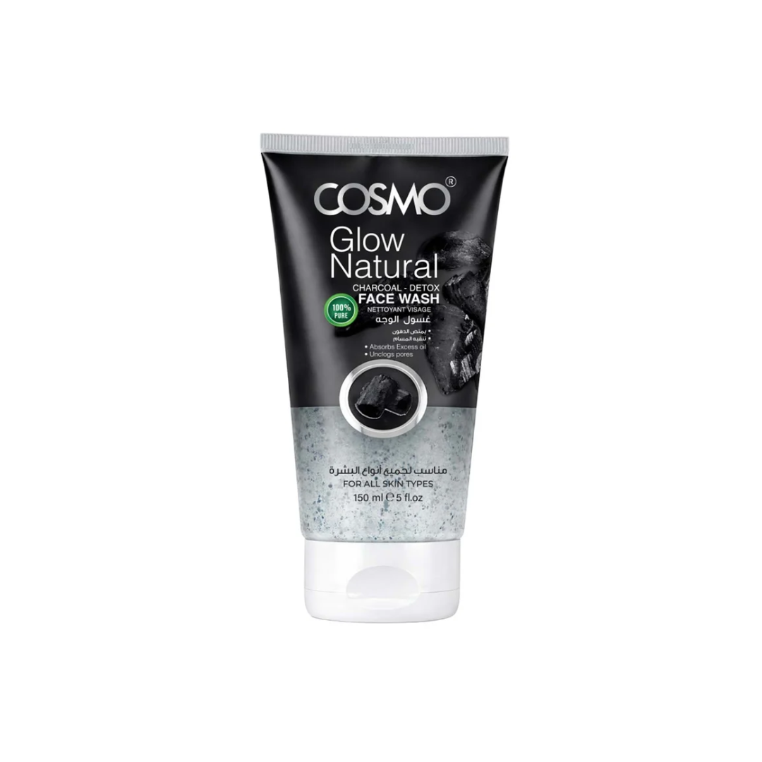 Cosmo - Glow Natural Face Wash 150Ml Charcoal Detox