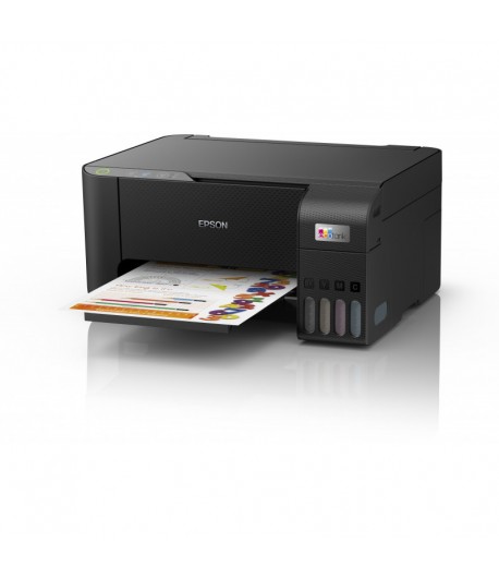 EPSON - Imprimante Multifonction 3-en-1 EcoTank L3210 à Réservoir Intégré - Noir