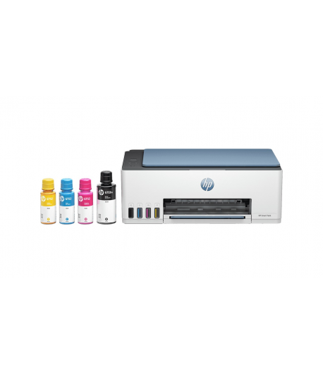 HP - Imprimante Multifonction 3-en-1 Smart Tank 585 Wi-Fi - Blanc & Bleu