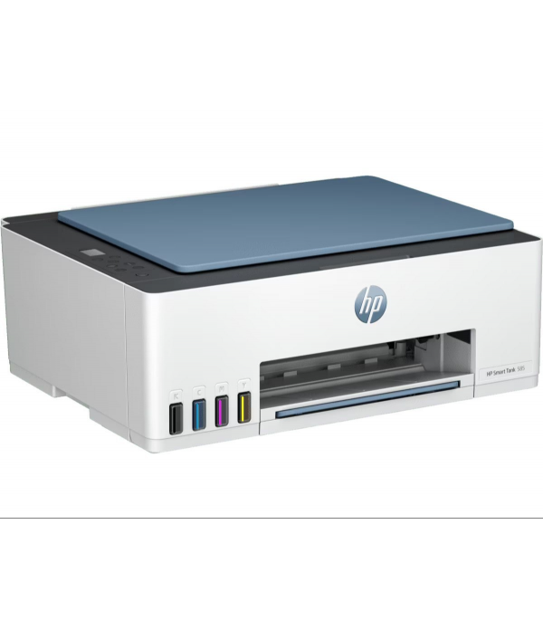 HP - Imprimante Multifonction 3-en-1 Smart Tank 585 Wi-Fi - Blanc & Bleu 2