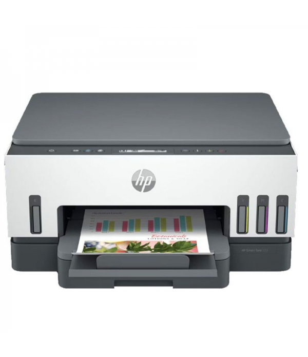 HP - Imprimante Multifonction 3-en-1 Smart Tank 720 Wi-Fi Recto-Verso - Gris 2