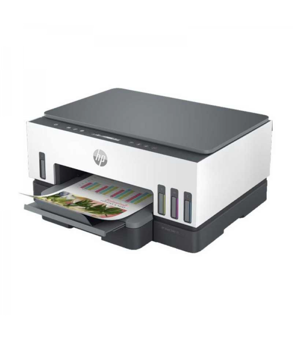 HP - Imprimante Multifonction 3-en-1 Smart Tank 720 Wi-Fi Recto-Verso - Gris 3