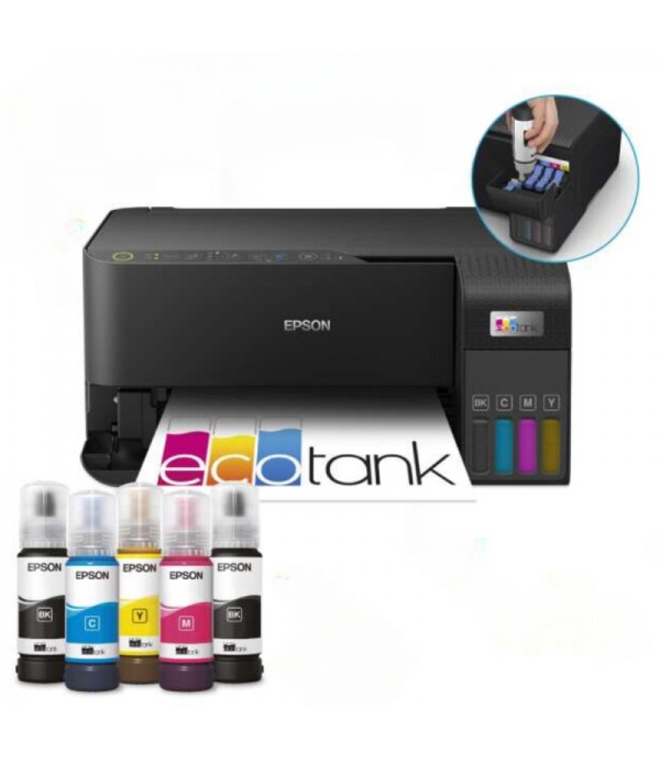 EPSON - Imprimante Multifonction EcoTank L3550 A4 Wi-Fi - Noir 5