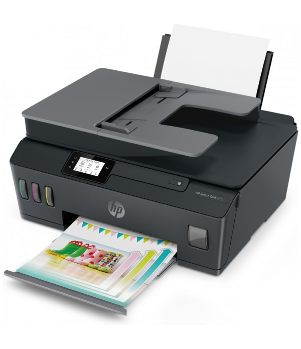 HP - Imprimante Multifonction Tout-en-Un Smart Tank 615 Wi-Fi - Noir
