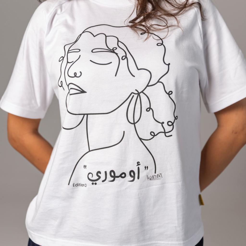 Kontakt - T-shirt femme manches courtes raglan ????? - Blanc 2