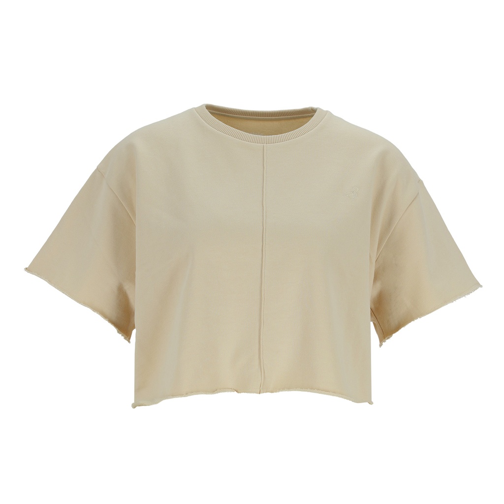 Kontakt - Sweat sur taille femme manches courtes avec pin-up ECH GATELK? - Kaki