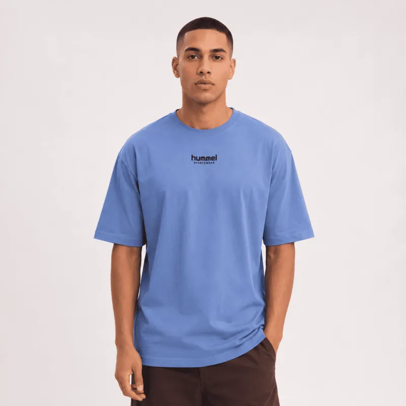 Hummel - T-shirt HML GLOBAL - Bleu