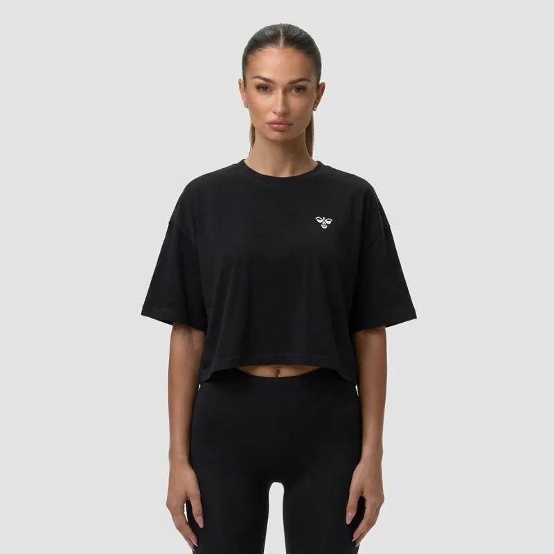 Hummel - T-shirt HML BEE WOMEN - Noir