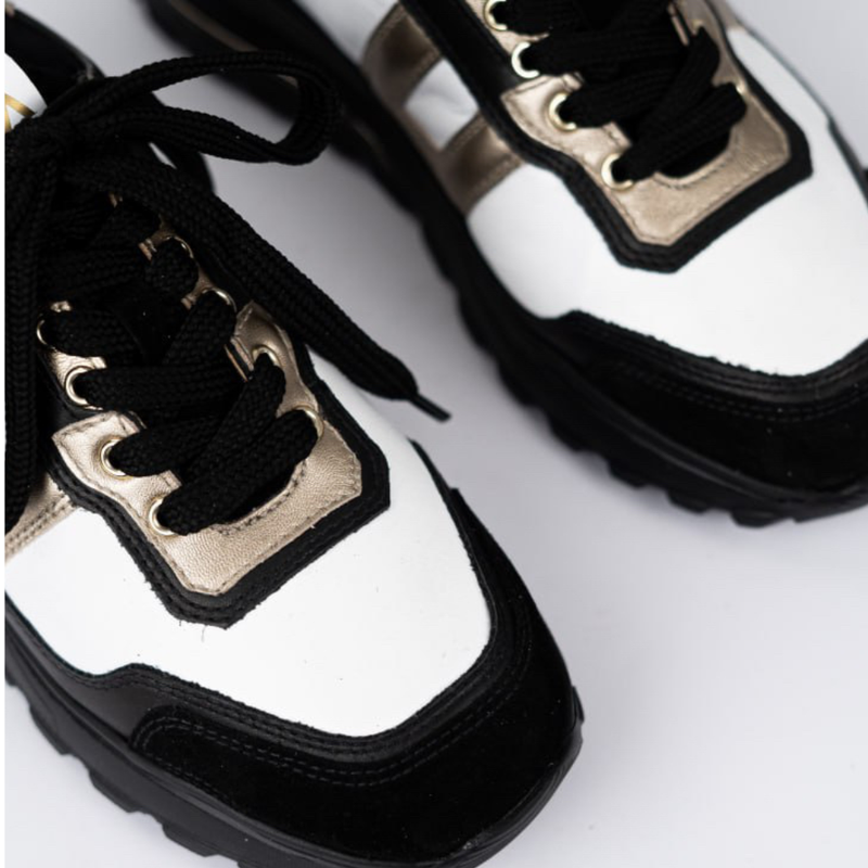 MareBlu - Baskets femme - Noir et blanc
