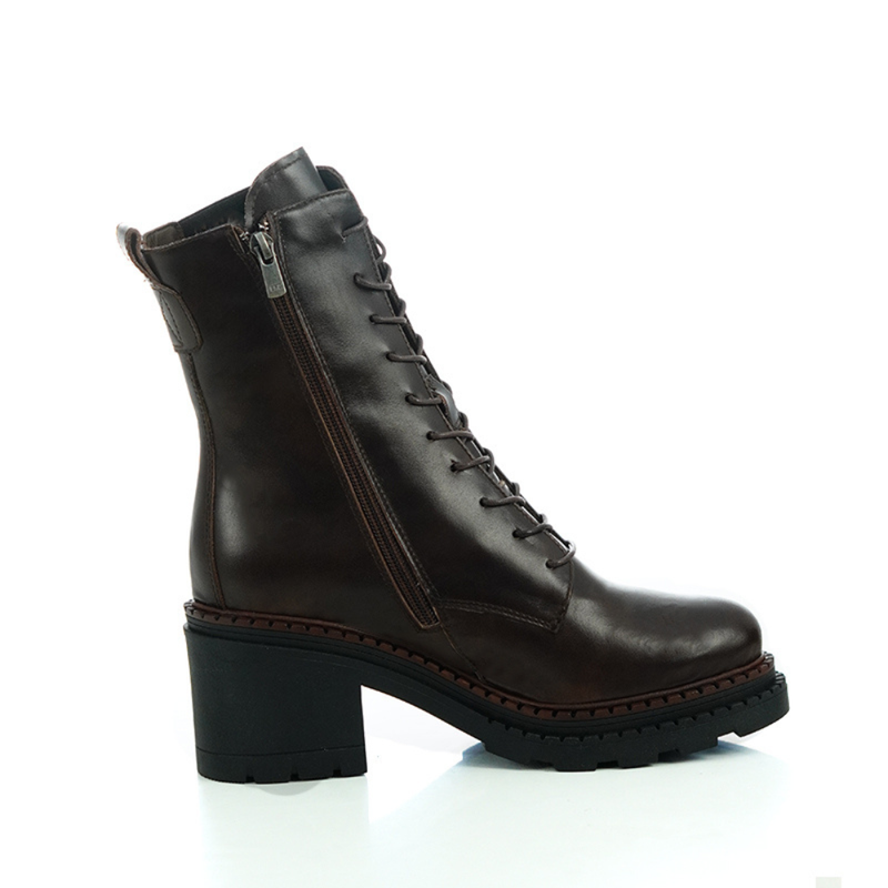 MareBlu - Bottine pour femme - Marron Cuir