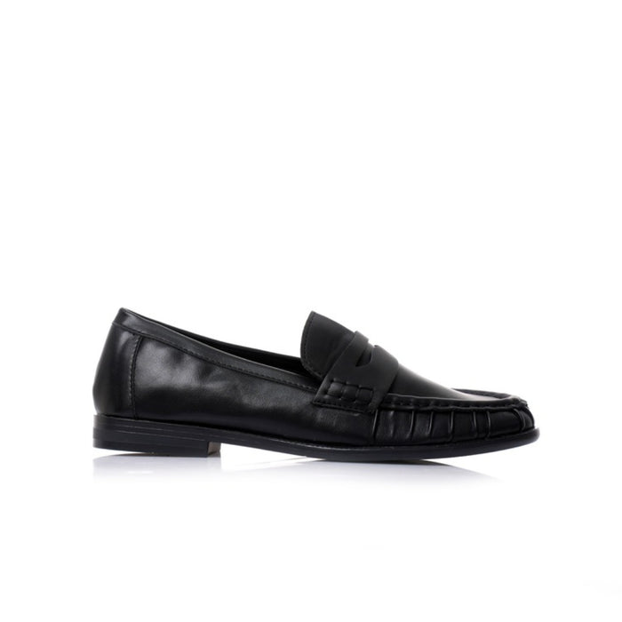 Seaside - Mocassin Plat H25-F265 - Noir